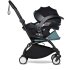 Carucior 3 in 1 pentru copii BABYZEN YOYO², cadru negru, cu landou, scoica auto Cloud G si pachet de culoare Aqua - 5