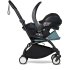 Carucior 3 in 1 pentru copii BABYZEN YOYO², cadru negru, cu landou, scoica auto Cloud G si pachet de culoare Aqua - 6