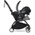 Carucior 3 in 1 pentru copii BABYZEN YOYO², cadru negru, cu landou, scoica auto Cloud G si pachet de culoare Grey - 6