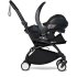 Carucior 3 in 1 pentru copii BABYZEN YOYO², cadru negru, cu landou, scoica auto Cloud G si pachet de culoare Black - 6