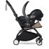 Carucior 3 in 1 pentru copii BABYZEN YOYO², cadru negru, cu landou, scoica auto Cloud G si pachet de culoare Taupe - 6