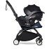 Carucior 3 in 1 pentru copii BABYZEN YOYO², cadru negru, cu landou, scoica auto Cloud G si pachet de culoare Air France - 5