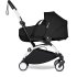 Carucior 3 in 1 pentru copii BABYZEN YOYO², cadru alb, cu landou, scoica auto Cloud G si pachet de culoare Black - 3