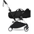 Carucior 3 in 1 pentru copii BABYZEN YOYO², cadru alb, cu landou, scoica auto Cloud G si pachet de culoare Black - 4