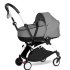 Carucior 3 in 1 pentru copii BABYZEN YOYO², cadru alb, cu landou, scoica auto Cloud G si pachet de culoare Grey - 2