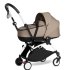 Carucior 3 in 1 pentru copii BABYZEN YOYO², cadru alb, cu landou, scoica auto Cloud G si pachet de culoare Taupe - 2