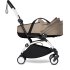 Carucior 3 in 1 pentru copii BABYZEN YOYO², cadru alb, cu landou, scoica auto Cloud G si pachet de culoare Taupe - 4