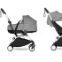 BABYZEN YOYO² Παιδικό Καρότσι 3 σε 1 Λευκός Σκελετός με Πακέτο Νεογέννητου, Πορτ-μπεμπέ & Grey - 1