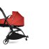 BABYZEN YOYO² CONNECT Διπλό Καρότσι με Μαύρο Σκελετό, Πορτ-μπεμπέ και Κόκκινο Πακέτο Χρώματος - 2
