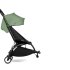 Καρότσι BABYZEN YOYO² CONNECT 2 σε 1, διπλό, με μαύρο σκελετό, πορτ-μπεμπέ και χρωματική συσκευασία Peppermint - 4