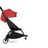 Καρότσι BABYZEN YOYO² CONNECT 2 σε 1, διπλό, με μαύρο σκελετό, πορτ-μπεμπέ και κόκκινο πακέτο χρώματος - 4