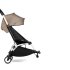 Детска количка за близнаци BABYZEN YOYO² CONNECT 2 в 1, двойна, с бяла рамка, кош и цветен пакет Taupe - 4