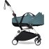 Babyzen YOYO² Connect Καρότσι Διδύμων με Λευκό Σκελετό & Πορτ-μπεμπέ Aqua - 5