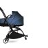 BABYZEN YOYO² Connect Διπλό Καρότσι για Δίδυμα με Μαύρο Σκελετό, Πορτ-μπεμπέ & Air France Blue - 6