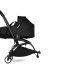 Детска количка за близнаци BABYZEN YOYO² CONNECT двойна с черна рамка и черна количка - 2