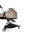 Детска количка за близнаци BABYZEN YOYO² CONNECT, двойна, с бяла рамка и количка Taupe - 2