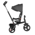 Tricicleta pentru copii Lionelo - Haari scaun rotativ, compacta, confortabila - Stone Grey - 4