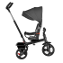 Tricicleta pentru copii Lionelo - Haari scaun rotativ, compacta, confortabila - Stone Grey - 5