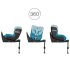 Scaun auto pentru copii Cybex Sirona SX2 i-Size, testat ADAC, rotativ 360° - Beach Blue - 3
