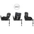Scaun auto pentru copii Cybex Sirona SX2 i-Size, testat ADAC, rotativ 360° - Monument Grey - 3