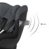 Scaun auto pentru copii Cybex Sirona SX2 i-Size, testat ADAC, rotativ 360° - Monument Grey - 15