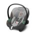 Παιδικό κάθισμα αυτοκινήτου Cybex Aton S2 i-Size, 45-87 cm, κομψό και ασφαλές - Lava Grey - 1