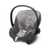 Παιδικό κάθισμα αυτοκινήτου Cybex Aton S2 i-Size, 45-87 cm, κομψό και ασφαλές - Lava Grey - 9