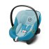 Детско столче за кола Cybex Aton S2 i-Size, 45-87 см, елегантно и безопасно - Beach Blue - 11