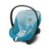 Детско столче за кола Cybex Aton S2 i-Size, 45-87 см, елегантно и безопасно - Beach Blue - 1