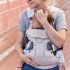 Кош за новородено бебе BabyBjorn One Air анатомичен 3D Mesh - Перлено розов - 6