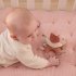 Little Dutch Beaded Ring Rattle Toy - Flowers & Butterflies Collection bird - 4