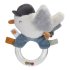 Little Dutch Beaded Ring Rattle Toy - Sailors Bay Seagull Collection - 1