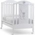 Patut pentru copii Italbaby Fiocco Classic, colectia Boutique, din lemn masiv de fag, incapator - Bianco - 1