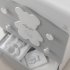Детски скрин Italbaby Fiocco Classic колекция Boutique три чекмеджета с матрак и корито - Сив - 2