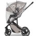 Детска количка 3 в 1 Cavoe Moi+, елегантна, компактна, с кош и кора за кола Cybex Aton S2 - Taupe - 8