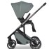 Детска количка 3 в 1 Cavoe Moi+, елегантна, компактна, с кош и кора за кола Cybex Aton S2 - Boho Green - 12