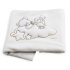 Italbaby Постелка за легло Sogni D'oro, колекция Boutique, бродирана, топла, памук, гълъбово сиво - 1