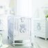 Детска кошара Italbaby Peluche, Бутикова колекция, изработена от масивен бук, удобна - Сива - 2