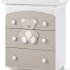 Детски скрин Italbaby Plush, колекция Boutique, три чекмеджета, с матрак и корито - Choco - 1