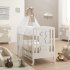 Детски скрин Italbaby Matisse, колекция Boutique, три чекмеджета, масив бук - Bianco-Choco - 2