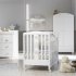 Детски скрин Italbaby Baby Re, колекция Trendy, три чекмеджета, масивен бук - Bianco - 2