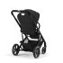 Спортна детска количка Cybex Balios S Lux, ново издание, Moon Black, с черна рамка - 5