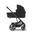 Детска количка 2 в 1 Balios S Lux с кош - Moon Black с черна рамка - 13