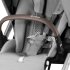 Детска количка 2 в 1 Balios S Lux с кош - Stone Grey със сребриста рамка - 14