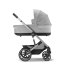 Детска количка 2 в 1 Balios S Lux с кош - Stone Grey със сребриста рамка - 13