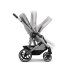 Детска количка 2 в 1 Balios S Lux с кош - Stone Grey със сребриста рамка - 8