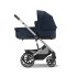 Детска количка 3 в 1 Balios S Lux с кош и столче за кола Cloud G Plus - Ocean Blue със сребриста рамка - 12