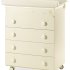 Скрин Italbaby Flash, Колекция Trendy за деца, три чекмеджета, с матрак и корито - Avorio - 1