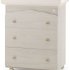 Скрин Italbaby Flash, Trendy Collection за деца, три чекмеджета, с матрак и корито - Sbiancato - 1