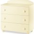 Скрин Italbaby Flash, Trendy Collection за деца, три чекмеджета, масив бук, Avorio - 1